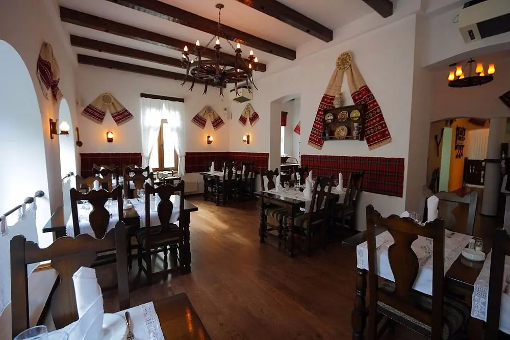 Vatra Restaurant interior in Bucharest